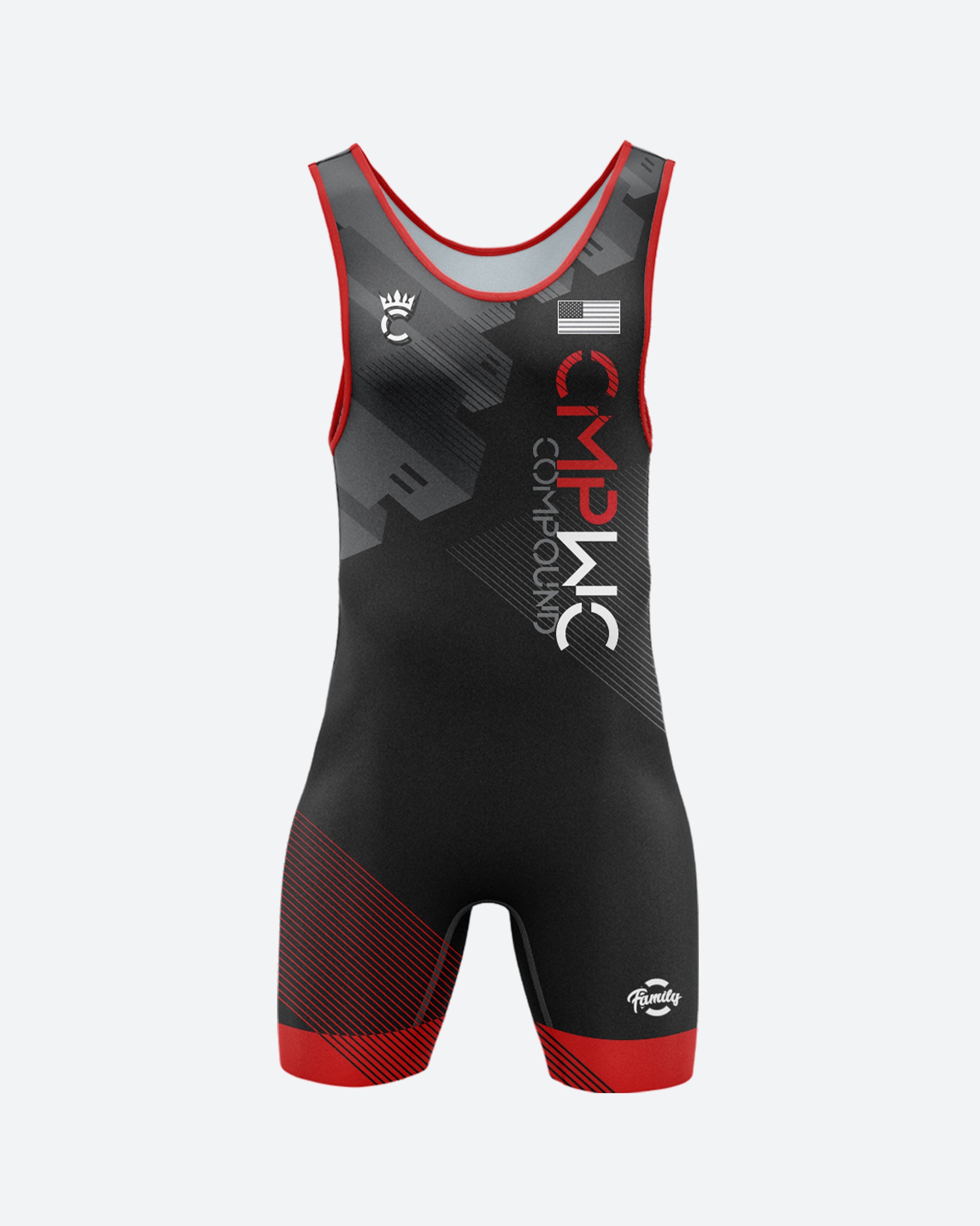 2024 Freestyle Team Singlet - Red