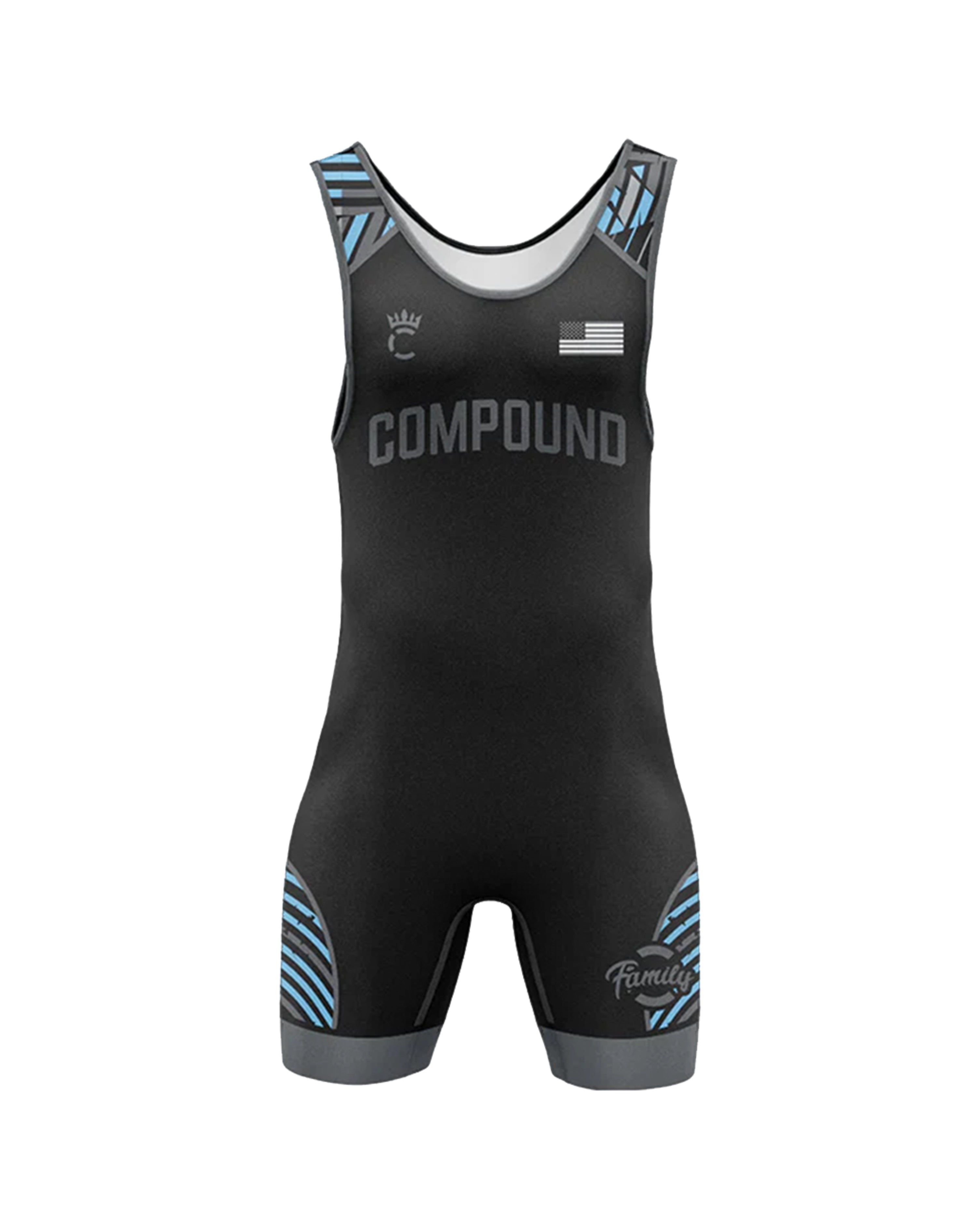 2023 Freestyle Team Singlet - Blue