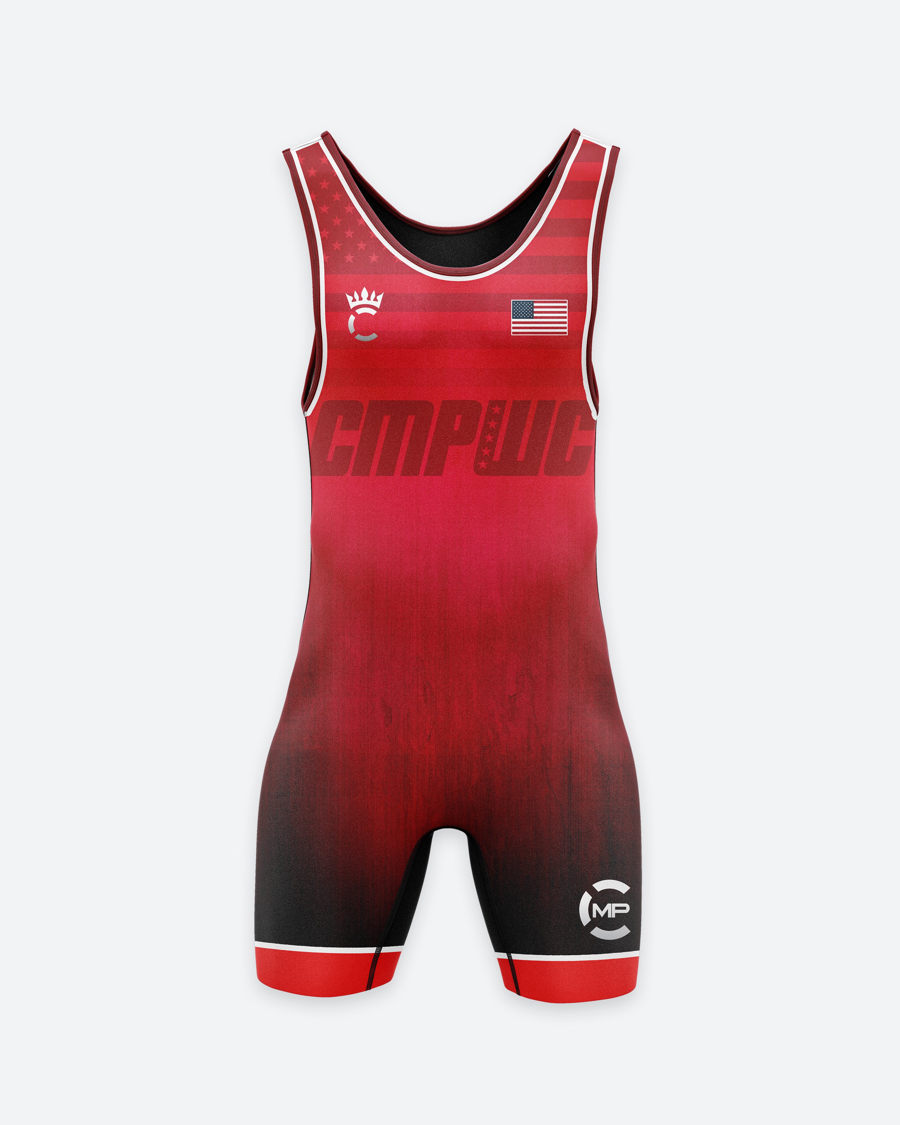 2022 CMPWC Freestyle Singlet - Red