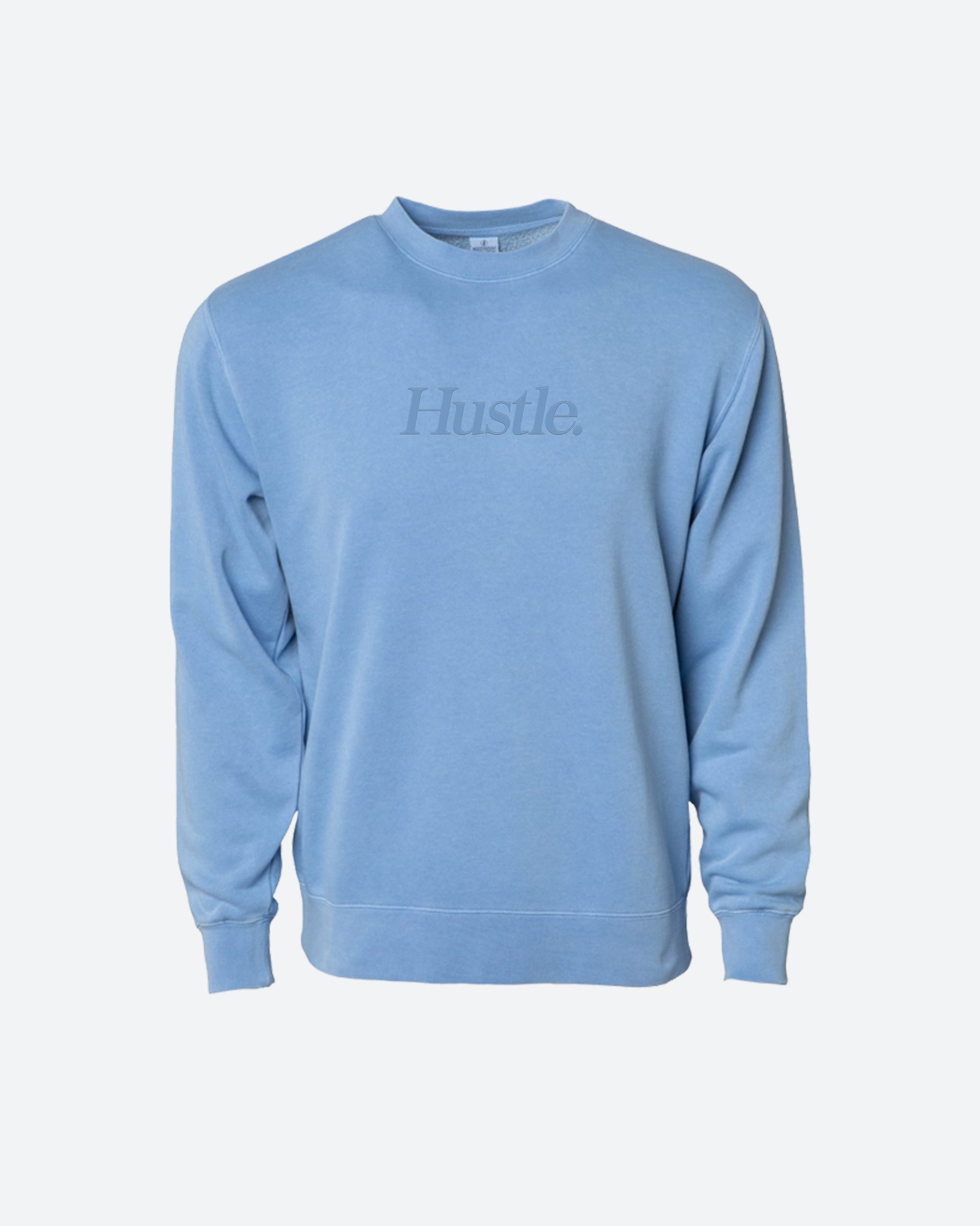 HUSTLE. EMBROIDERED SWEATSHIRT